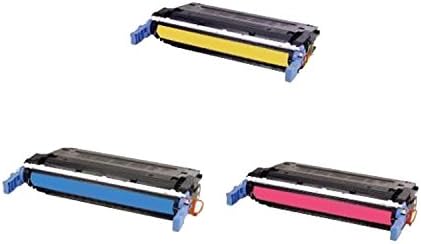 Office Bee Remanufactured 3 Pack HP C9731A C9732A C9733A Toner Cyan Yellow Magenta Cartridge for HP Color LaserJet 5500, 5500dn, 5500dtn, Page Yield for 12000 pages - Cyan Magenta Yellow