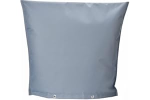 QUOYIYO Outdoor Backflow Preventer Insulation Cover,Insulated Pouch for Winter Pipe Freeze Protection Sprinkler Valves in Snow or Sun Exposure, Waterproof Sprinkler Valve System Cover (30 " W x 26 " H,Gray)