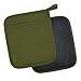 DII CAMZ35038 Cotton Machine Washable Heat Resistant Everyday Kitchen Basic Neoprene Pot Holder, Olive Green