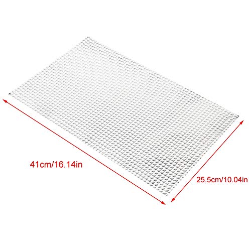 Car Sound Deadening Mat,47pcs 9.8x15.8inch 1.3mm Thickness 50sqft Butyl Automotive Sound Deadener Audio Noise Insulation and dampening