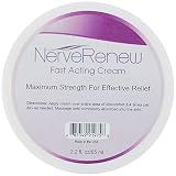 All-Natural Nerve Renew Fast Acting Cream - Absorbs Fast - Safe for Rheumatoid Arthritis - Alternative Nerve Pain Treatment - 2.2 Ounce Jar