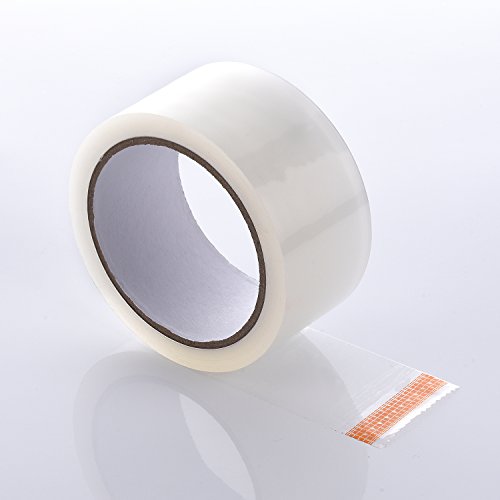 Clear Packing Tape , Packing Tape Designed for moving boxes, Packaging Tape, 60 Yards Per Roll, pack of 6