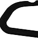 ZOYER Black Velvet Hangers 50 Pack, Slim & Non Slip Felt Hangers for Clothes, Heavy Duty Flocked Space Saving Bulk Hangers for Skirts, Coat, 360 Degree Rotate-able Swivel Hook Pant Hangers