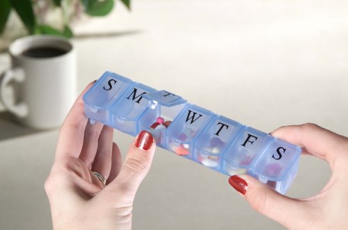 Apex 7-day Pill Organizer, Ultra Bubble-lok