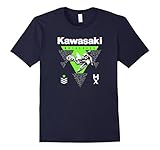 Men's Kawasaki Motocross T-Shirt | Classic Look #27272 Medium Navy