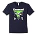 Men's Kawasaki Motocross T-Shirt | Classic Look #27272 Medium Navy