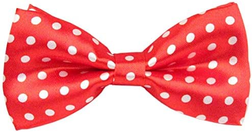 SYAYA Boy Polka Dot Adjustable Bow Tie, Pre Bowtie for Kids CLJ01