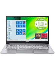 Acer Swift 3 Thin & Light Laptop, 14" Full HD IPS, AMD Ryzen 7 4700U Octa-Core with Radeon Graphics, 8GB LPDDR4, 512GB NVMe SSD, Wi-Fi 6, Backlit KB, Fingerprint Reader, Alexa Built-in
