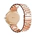 Oitom Premium Stainless Steel Bands Compatible with LG Watch Style Smart Fitness Watch(Rose Gold)