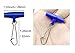 JSHANMEI Zip Slider High-strength Fishing Line Sinker Slider Slides Hooked Snap