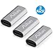 Ailun Charging Adapter for Apple Pencil Cable 3 Pack Compatible with iPad Pencil Charger Convertor and Tether Female to Female Cable Adapter for iPad Pro Apple Pencil Connector Silver
