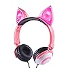 Kids-Headphones-Wired-LED-Glowing-Foldable-Adjustable-Over-Ear-Headphones-Safe-85dB-Volume-Limited-Cat-Ear-Headphones-for-KindleiPadChildrenTeensBoysGirls-Peach-1 esonstyle Kids Headphones, Wired LED Glowing Foldable Adjustable Over-Ear Headphones, Safe 85dB Volume Limited Cat Ear…