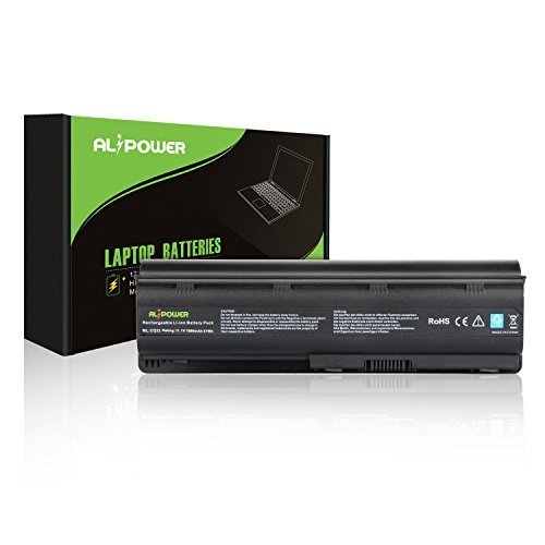 ALipower 9-Cell MU06 MU09 Notebook Battery for HP Compaq Presario CQ62 CQ56 CQ57,Pavilion DM4 G62 G6 G7 G72 G4 G42 G56 CQ42, fits P/N 593553-001 593554-001 WD549AA WD548AA - 12 Months Warranty
