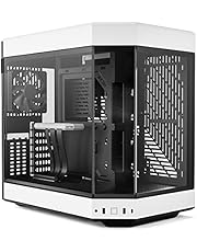 HYTE Y60 Modern Aesthetic Dual Chamber Panoramic Tempered Glass Mid-Tower ATX Computer Gaming Case with PCIE 4.0 Riser Cable Included, White (CS-HYTE-Y60-BW)