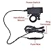 Aileap Waterproof Motorcycle USB Charger Adapter with Power Switch 5V/2.1A Smart Charging Power Port Socket for iPhone, Tablets, Samsung, Huawei, Xiaomi, Oneplus. (2USB Ring Terminal)