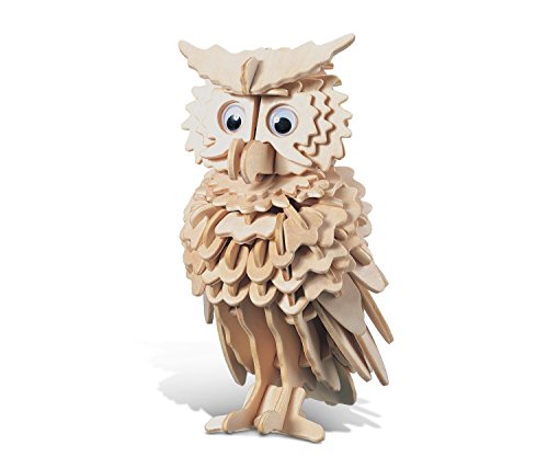 Owl - 3D Jigsaw Woodcraft Kit Wooden Puzzle