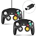 Gamecube Controller, CIPON Wired Controllers Classic Gamepad Joystick for Nintendo and Wii Console Game Remote 2 Pack Black primary