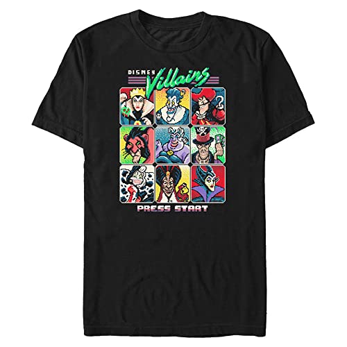 Disney Villains Character Select Young Men's Short Sleeve Tee Shirt