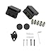 CO-Z 6.6 Ft European Sliding Door Hardware Track Set (Black)