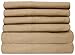 Cal King Size Bed Sheets - 6 Piece 1500 Supreme Collection Fine Brushed Microfiber Deep Pocket California King Sheet Set Bedding - 2 Extra Pillow Cases, Great Value, California King, Taupe