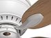 Emerson Ceiling Fans CF905SW Prima Snugger 52-Inch Low Profile Hugger Ceiling Fan With Wall Control, Light Kit Adaptable, Satin White Finish