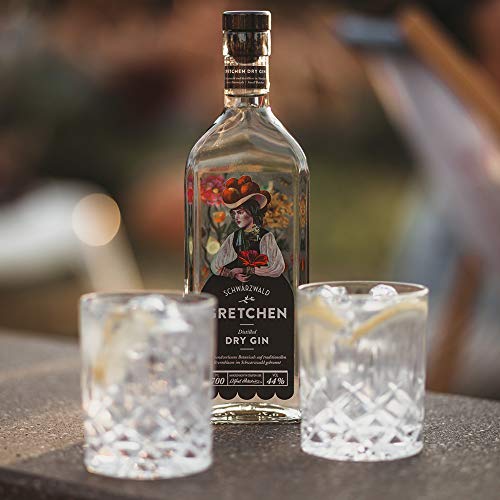 GRETCHEN Distilled Dry Gin, harmonischer Schwarzwald Gin der Hausbrennerei Schladerer, natürlich herb und fruchtig frisch mit feinen Quittennoten (1 x 0.7l) – Bild 7
