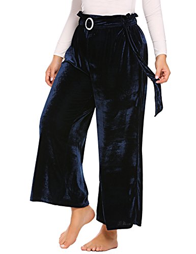 velvet palazzo pants plus size