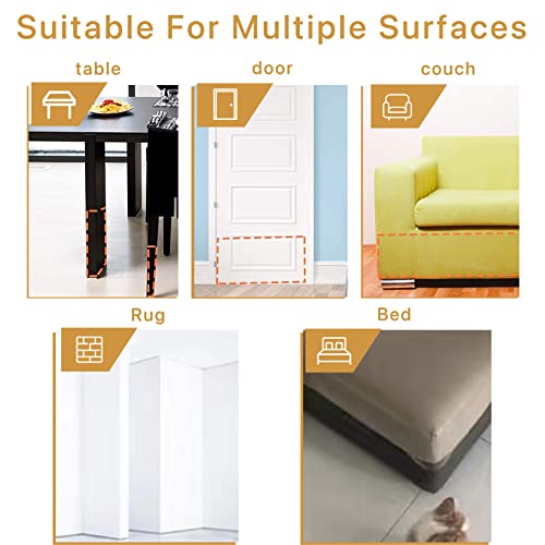 Furniture Protectors from Cats, Cat Scratch Deterrent Tape, 10 Pcs Double Sided Anti Scratching Sticky Tape, Training Tape - 5L (14\