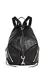 Rebecca Minkoff Julian Backpack Handbag, Black/Black,One Size