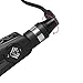 Professional Hair Flat Iron Titanium Straightener 1 Inch Floating Tourmaline Ceramic Heats Up Fast Plate Temperature Control 450℉Auto Shut Off, Matte Black, JINRI