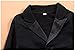EGELEXY Baby Boys Tuxedo Wedding Romper and Jacket Formal Wear Suit 6-12months Black