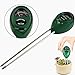 Soil Tester, 3 in 1 Soil Test Kit Gardening Tools, pH Water Light Sensor Meter Monitor for Garden, Farm, Plants, Herbs Indoor Outdoor (No Battery Needed)thumb 1