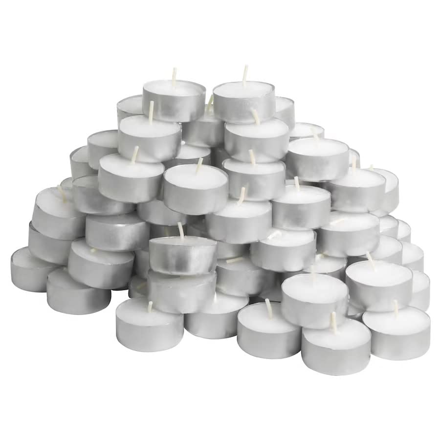 Ikea TILLVARO Unscented tealight [100PCS]
