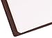 newestor Refillable Leather Travel Journal Writing Diary - 5 x 8 Travelers Notebook with Dot Grid Pages (Handmade, Dark Brown)