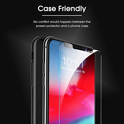 image for OMOTON HD Tempered Glass Screen Protector Compatible with Apple 