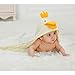 Zebrum Bamboo Fabric Hooded Baby Towel, Highly Soft &Absorbent Bath Towel with Animal Face for Newborn &Kids, 31 x 31 Inch (Small, Yellow Duck)