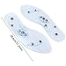 [2 Pairs ]Massaging Insoles,HQXING(Haiqi) Acupressure Magnetic Massage Foot Therapy Reflexology Pain Relief Shoe Insoles Washable and Cutable (Transparent and Blue)thumb 1