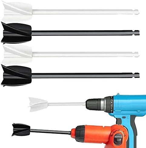 4-Pack Resin Mixer Paddles – Reusable Epoxy Drill Attachment, ABS, 1/4" Shank, For Paint & Ceramic Glaze 2 thumbnail image