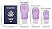 Bocco Leak Proof Squeezable Travel Bottles, TSA Approved Travel Accessories for Carry On Luggage - Perfect for Liquid Toiletries - 4 Pack (All Large 3 oz Bottles) (Blue/Purple/Clear/Green)