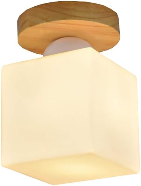 Holzdeckenleuchte, LED-Deckenleuchte, einfache und Moderne Gang