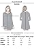 A+D Womens Casual Long Sleeve Jersey Knit Flowy Tunic Dress (Black, Small)