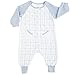 TEALBEE BABY: Dreamsie Softest Bamboo Sleepsuit with Feet for Walking Toddlers - Safe Warm Wearable Blanket for Babies (12m-2T, Alphabet)