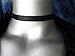 Twilight's Fancy 3/8 inch (10mm) Plain Thin Black Leather Choker (Small)