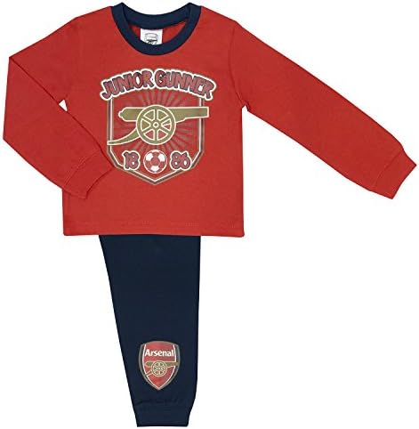 Arsenal FC 'Junior Gunners 1886' Boys Pyjama Set Sizes 12 m - 2-3 years / 98 cms