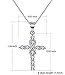 ASHINE Mothers Day Gifts Sterling Silver Necklace Cross Pendant Necklace