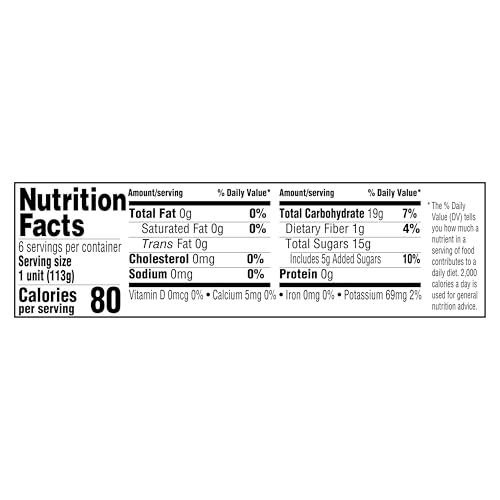AMAZON GROCERY, CINNAMON APPLE SAUCE, 4 OZ, PACK OF 6 (PREVIOUSLY HAPPY BELLY, PACKAGING MAY VARY)