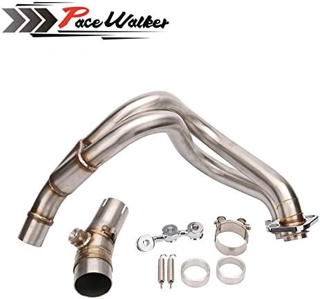 Motorbike Stainless Steel Header Exhaust Mid Pipe for Kawasaki ER-6N ER-6F ER6F ER6N Ninja 650R 2012 2013 2014 2015 Motorcycle