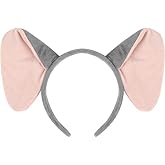 Aunifun Plush Animal Ears Horns Headband - Halloween & Christmas Party Accessory Animal Cosplay Costume