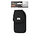 Reiko Horizontal Pouch Belt Clip Holster Case for Samsung Galaxy S6/S6 Duos - Retail Packaging - Black