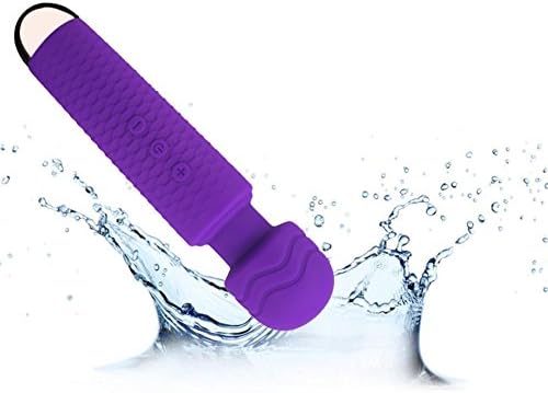 Cordless Magic Wand Body Massager by iTavah, 25 speed Personal Powerful Mini Hitachi Rechargeable Head Massage Vibrator for Muscle Recovery（Purple）